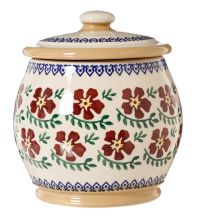 Nicholas Mosse Small Lidded Storage Jar Old Rose